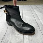 Sam Edelman  Chester Bootie Black Leather Suede Ankle Chelsea Boots Sz 8M Photo 1