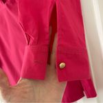 Talbots  Pink Shawl Collar Pullover Top With Gold Button Accent - Size 12p Photo 5