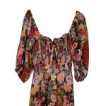 Hutch Haven Smocked Floral Maxi Dress M Anthropologie Fall Cottage Boho Romantic Photo 3