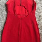 Forever 21 Orange High Neck Body Con Dress Photo 1
