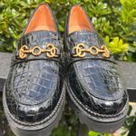 Circus by Sam Edelman  Deana Black Croc Patent  Loafer. Photo 0
