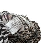 Tanya Taylor Tanya Taylor Shirt Top Blouse Button Down Ruched Zebra Print Silk Size 2 Photo 11