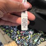 VSX Victoria's Secret Sport Paisley‎ Floral Print Mesh Cutout Crop Top Size M Blue Size M Photo 7