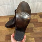 JB Dillon Womens Boots 8 Brown Leather Buckle Oiled Heel Ankle Western Distress Photo 8