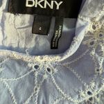 DKNY light blue Sleeveless Mini Sundress Photo 1