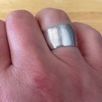 Silpada Vintage No Decoration Extra Wide 925 Silver Vintage Band Ring Photo 2