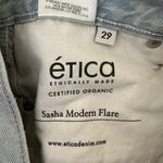 Ética Sasha‎ Modern Flare Jeans Sea Breeze Size 29 Blue Photo 5