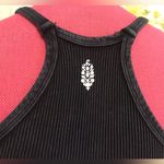 Free People NEW  Movement Happiness Runs Crop Tank with logo washed black sze M/L Photo 9