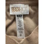 Beach Riot  Tan Terry Cropped Longsleeve Sweatshirt Size Medium Photo 4