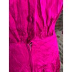dress 100% silk fuchsia floral cutwork lace drop waist Pink Size 8 Photo 7