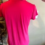 Jones New York Signature Pink Collared Cap Sleeve Blouse Photo 2
