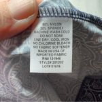 Jude Connally Womens M Wide Leg Pants Navy Blue Geometric Stretch Golf Casual Size M Photo 6