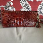 Brahmin Kayla Pecan Melbourne Croc Clutch Photo 3