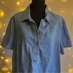 VTG Denim Dress Blue Size 16 Photo 2