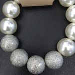 Natasha Pearl & Glittery Balls Stretch Bracelet Photo 1