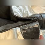 Arturo Chiang  black leather zip up buckle riding boots size 6 Photo 9