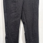 Amanda & Chelsea Womens Size 8 Plaid Straight Leg Career Pants Gray Black Photo 0