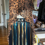 Cute UNIF Cheetah High Low Shirt NWOT Brown Size M Photo 0