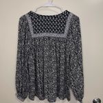 Gap  Women’s Paisley Floral Round Neck Long Sleeve Blouse (Size XS) Photo 1
