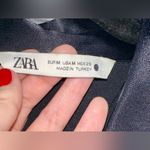 ZARA  Black Satin Blouse Sz. M Photo 1