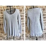 Eileen Fisher Sweater XS Gray Hi Low Pullover Linen blend Casual Semi Sh… Photo 1