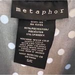 Metaphor black and white falling polka dots maxi dress size small Photo 5