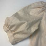 Wrangler Vintage Pink  Rainbow Tag Western‎ Short Sleeve Shirt Metallic Thread Photo 4