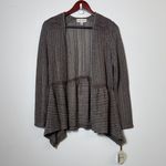 Knox Rose  Textured Gray Cardigan sz M Photo 1