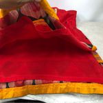 Pakistani Indian tunic top red dress Size XS Photo 6