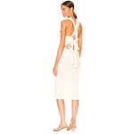 ALC Frank A.L.C. Caleb Cross Back Ivory Knit Midi Dress Size XS NWT Photo 2