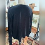 Black Velvet Cardigan In perfect SHAPE Y2K VINTAGE PLUS SIZE Size undefined Photo 2