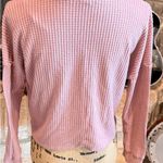 Charlotte Russe  Textured Mauve Long Sleeve Top Photo 2