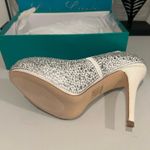 Lauren Lorraine Silver Women's Heels by  Size 6 Photo 4