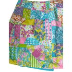 Lilly Pulitzer Womens Multi Patchwork Reversible Skirt Sz 4 Photo 5