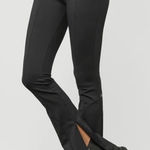 Alo Yoga Black Airtech Zip It Flare Leggings Size XXS Photo 0