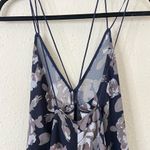 Aritzia Aritizia Wilfred Navy Blue Rose Floral Melodiqué Romper Size Small Photo 6