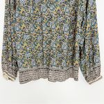 Faherty Fairfield Border Naomi Blouse Top Button Front Size Medium Photo 3
