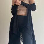 Joyce Leslie Black Long flowy Cardigan Photo 1