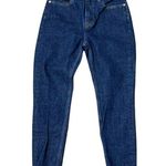 Everlane Sz 27 Jeans Ankle Mid Rise Dark Wash Skinny Cropped Denim Blue Women's Photo 0