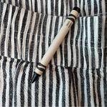 A New Day  Women's Medium Striped Pull-On Shorts - Black/Charcoal Photo 4