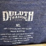 Duluth Trading Shirt‎ Women's Size XL Casual Stripes Blue White Photo 2