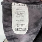 Ginger G  Tie Dye Shirt Dress Black Gray Size Medium NWT Photo 5