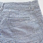 LL Bean Blue Patchwork Seersucker Favorite Fit Cotton Bermuda Shorts Size 6‎ Photo 6