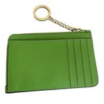 Kate Spade Madison Saffiano Pochette Bag + Card Holder Resin Chain Turtle Green Photo 15