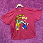 Nintendo Super Mario Bros Adventure Video Game Red T-Shirt 2XL Photo 2