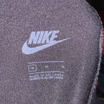 Nike  Black Blue Orange logo Cropped Capri Athletic Gym Workout Leggings Photo 6