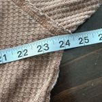 Z Supply Claire Rust Orange Waffle Thermal Long Sleeve Top Size L Photo 6