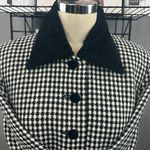 Doncaster Circa 1990 Vintage Herringbone Tailored jacket with faux Shearling cuff, collar Photo 10