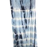 Raviya Swim Cover Up Tube Dress Midi Hi Low Smocked Strapless Tie Dye Blue M Size M Photo 3
