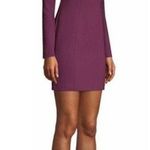Likely Revolve  Keller Long Sleeve Mini Dress bodycon cut out in Purple Plum sz 4 Photo 0